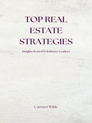cover image of Top Real Estate Strategies